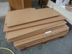 Pallet of shelves for Slat Walling
