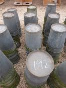 Galvanised Flower Holders