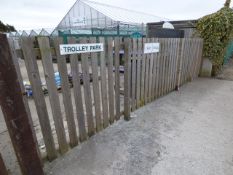 5ft Wood Fencing - 32m - Including Matching Double Gate
