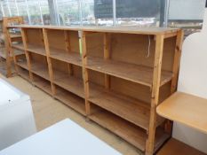 Pine Shelving Unit