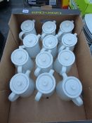 Box Containing 12 Art De Cuisine Teapots