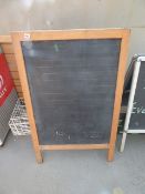 'A' Frame Blackboard