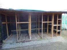 Tanalised Bench with Supports & Trellis