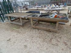 2 Tanalised Display Benches