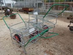 5 Galvanised Garden Transporting Barrows - Faulty