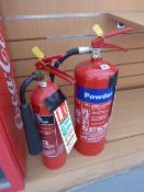 CO2 & Powder Fire Extinguishers