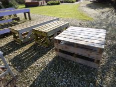 4 Tanalised Display Stands