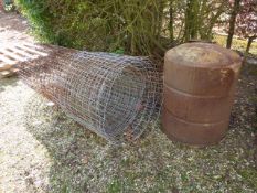 50 Gallon Paraffin Tank & Weld Mesh