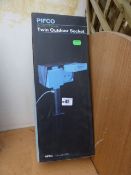 Pitco 5m Lead Twin Outdoor Socket