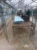 Metal Green Finish Display Trellis