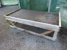 Tanalised Work Bench with Capillary Matting