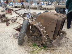 British Anzani Tractor with Plough & Cultivator 1942