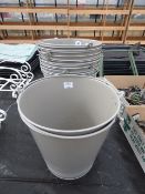 9 Enamel Buckets