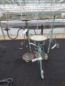 4 Hanging Basket Display Stands