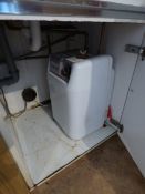 Left Hand Drainer Stainless Steel Sink Unit with Electric Water Heater