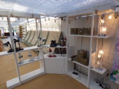 White Illuminated Display Unit