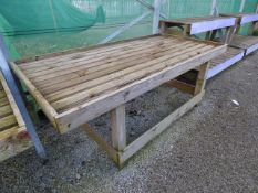 Tanalised Bench with Trellis