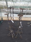 6 Hanging Basket Display Stands
