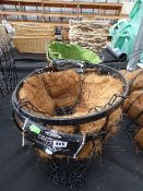 5 Hanging Baskets with Liners