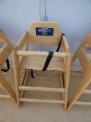 Beech High Seat Chair