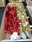 Box of Christmas Decorations