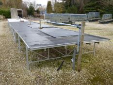 Galvanised Display Bench Irrigated 55ft x 7ft 6