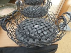 4 Wire Baskets