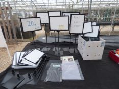 Green Magic Sign Holders & Signs