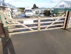 Pair of 4 Bar Gates - Approximately 14ft