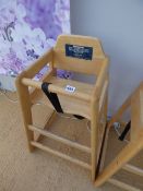 Beech High Seat Chair