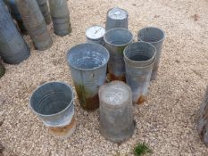 Galvanised Flower Holders