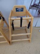 Beech High Seat Chair