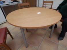 Circular Beech Top Table