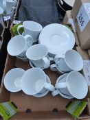 12 Art De Cuisine Teacups & Saucers