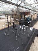 6 Hanging Basket Display Stands