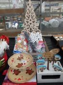 Christmas 2 Tier Cake Stand etc