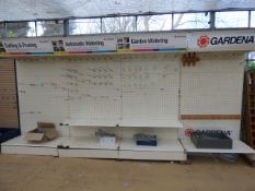 Cream Gardena Shop Display Stand with Fittings