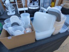 Assorted Plastic Storage Containers - Kilner Jars - Measuring Jugs etc
