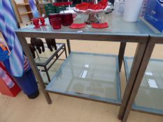 2 Tier Glass Topped Display Table - Large