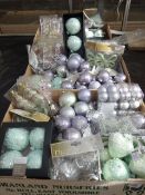 3 Boxes of Christmas Decorations