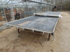 Aluminium Bench with Capillary Matting - 10 x 2 m
