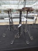 5 Hanging Basket Display Stands