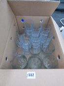 Box Containing Heavy Drinking Glasses