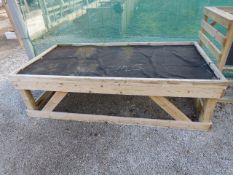 Tanalised Work Bench with Capillary Matting