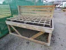 Tanalised Bench with Supports