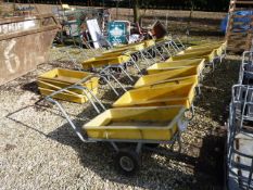 11 Garden Centre Barrows with 4 Spare Bodies