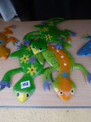 Decorative Green Frogs