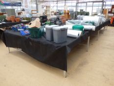 6m x 2m Aluminium Display Table with Capillary Matting