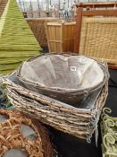 5 Hanging Baskets - Lined