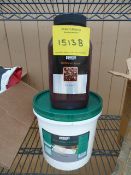 2 Tubs containing Mayonnaise & Barbecue Sauces